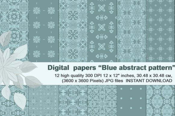 Blue Abstract Seamless Patterns: A Modern Design Solution for Creative Professionals