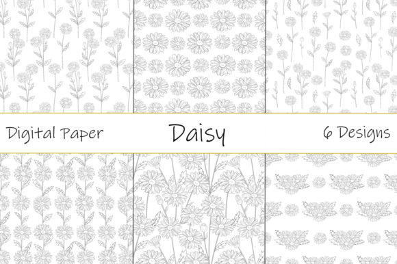 Daisy Patterns. Daisy Graphic. Daisy SVG