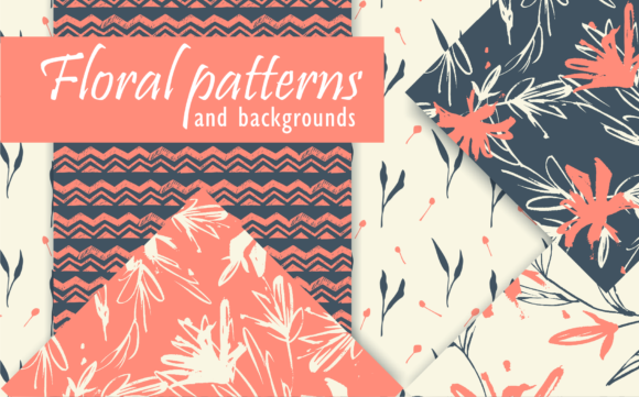 Floral Vector Patterns and Backgrounds for Creative Projects