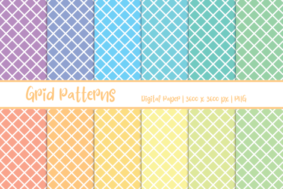 Grid Patterns Digital Paper: A Versatile Tool for Modern Creativity
