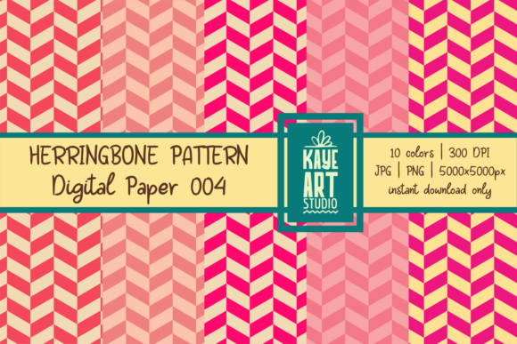 Herringbone Digital Patterns 004: A Versatile Resource for Creative Projects
