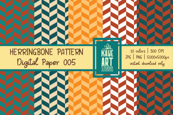 Herringbone Digital Patterns 005: A Versatile Resource for Creative Projects