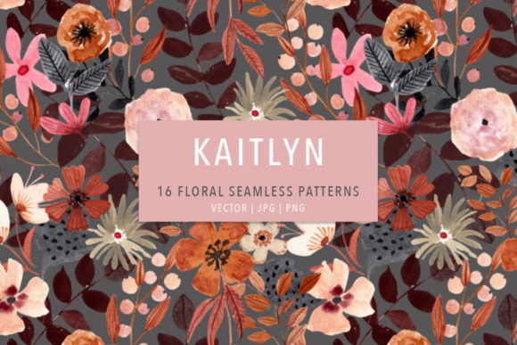 Kaitlyn Seamless Vector Patterns