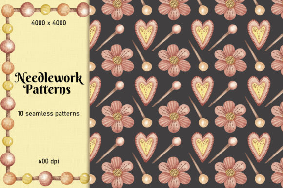 Needlework Patterns Set: A Versatile Resource for Creative Projects