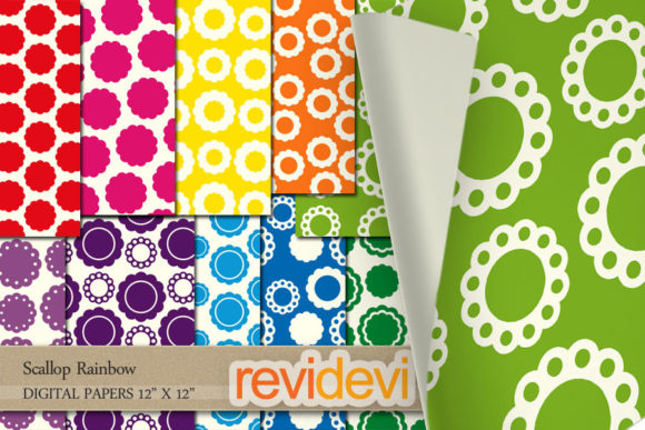 Scallop Rainbow Patterns: A Vibrant Addition to Creative Projects