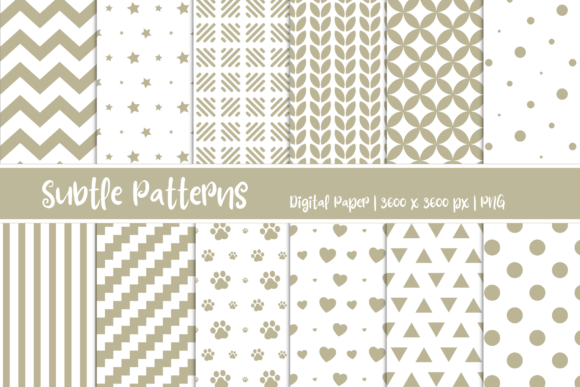Subtle Patterns Digital Paper