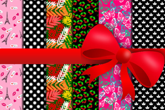 Vik 6 Fabric Seamless Patterns